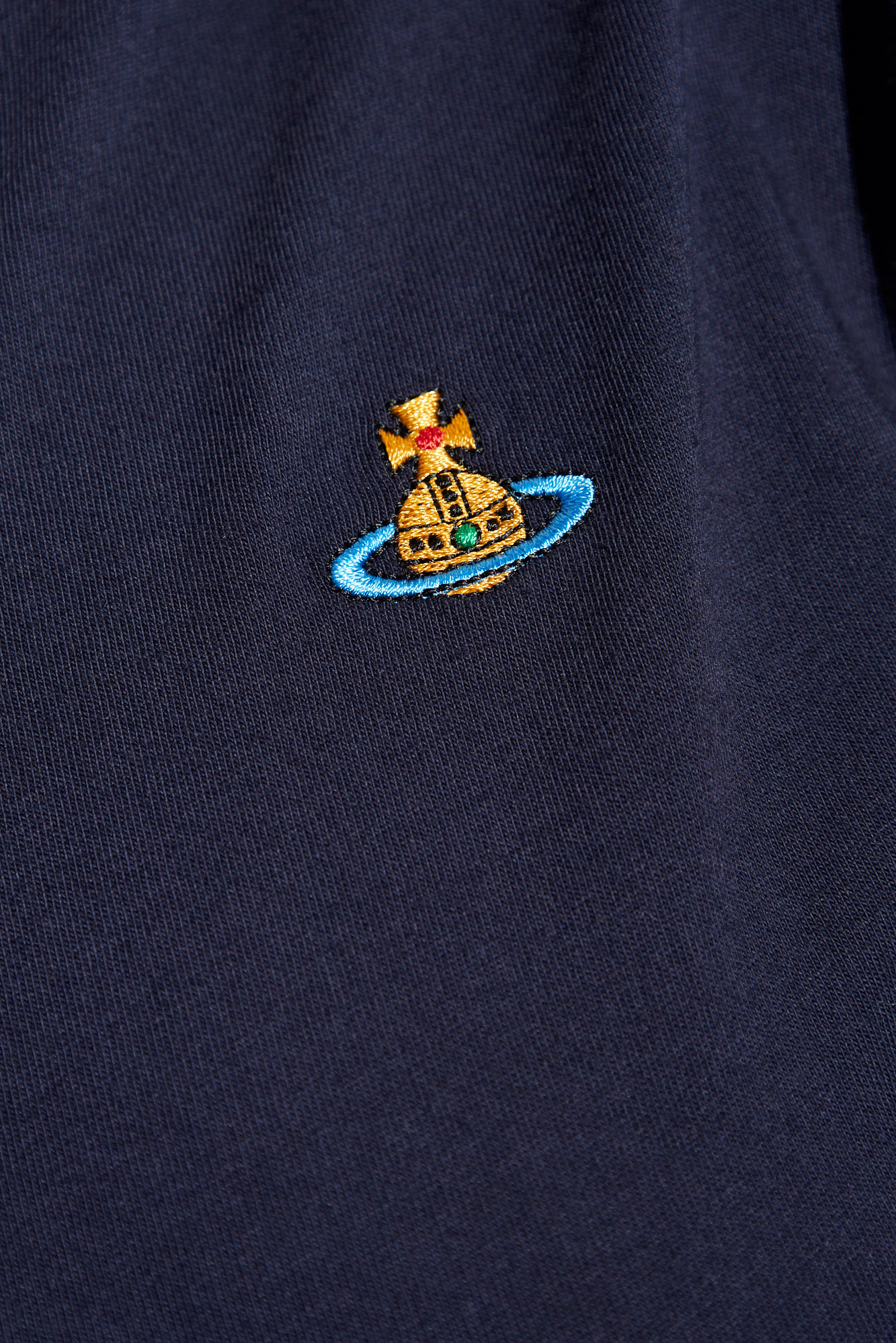 shirt Vivienne Westwood - Navy blue 'Hebo' asymmetrical T